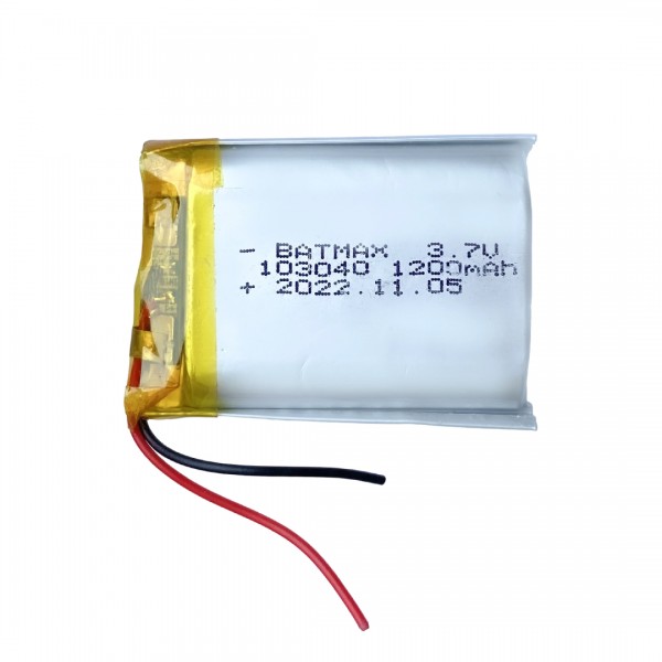 POWERMASTER 103040 3.7 VOLT 1200 MAH LİTYUM POLİMER PİL POWERMASTER 103040 3.7 VOLT 1200 MAH LİTYUM POLİMER PİL