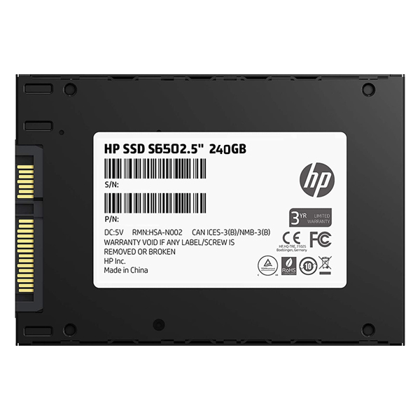 HP S650 345M8AA 560/450 240 GB DAHİLİ 2.5 SATA SSD HARDDİSK HP S650 345M8AA 560/450 240 GB DAHİLİ 2.5 SATA SSD HARDDİSK