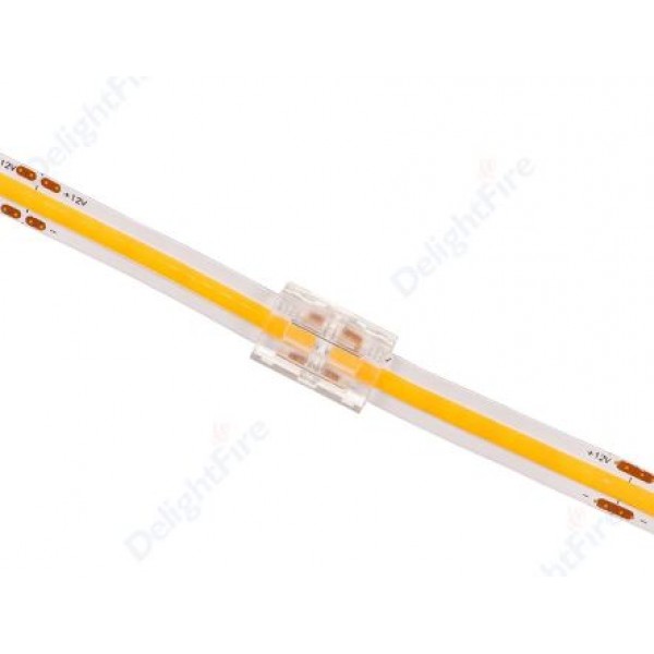 POWERMASTER 10MM ÇİFT UÇLU KONNEKTÖR - COB LED ŞERİT KÖŞE KONNEKTÖRLERİ 2PİN