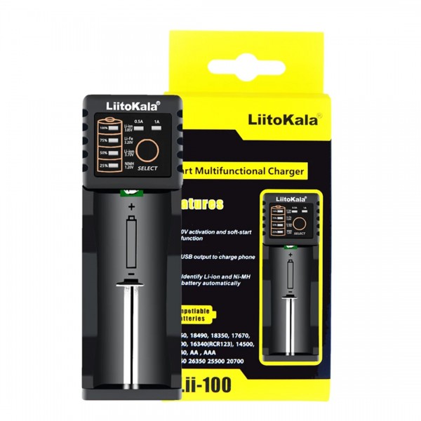 LIITOKALA LII-100 PİL ŞARJ CİHAZI LIITOKALA LII-100 PİL ŞARJ CİHAZI