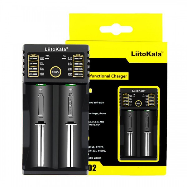 LIITOKALA LII-202 PİL ŞARJ CİHAZI LIITOKALA LII-202 PİL ŞARJ CİHAZI