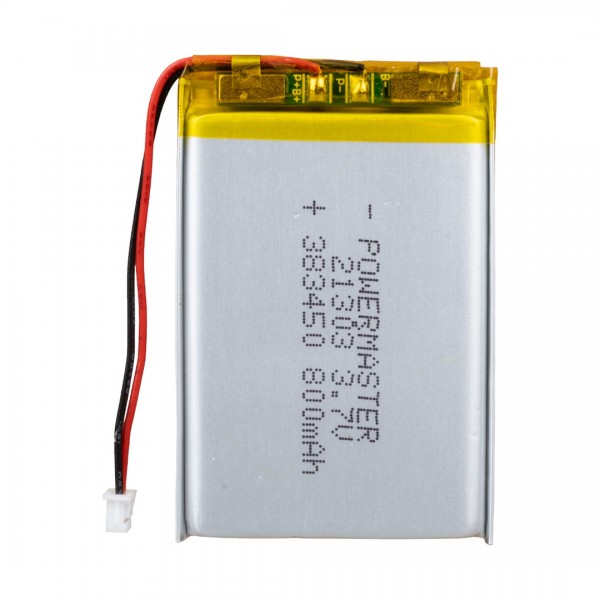 POWERMASTER 383450 3.7 VOLT 800 MAH LİTYUM POLİMER PİL POWERMASTER 383450 3.7 VOLT 800 MAH LİTYUM POLİMER PİL