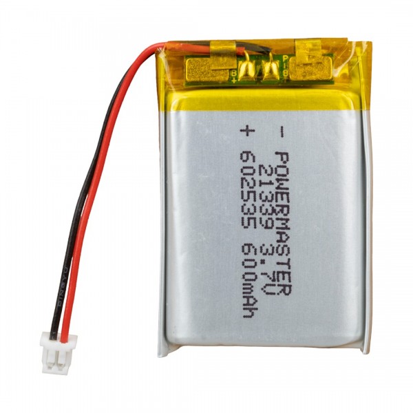 POWERMASTER 602535 3.7 VOLT 600 MAH LİTYUM POLİMER PİL (21339=6510) POWERMASTER 602535 3.7 VOLT 600 MAH LİTYUM POLİMER PİL (21339=6510)