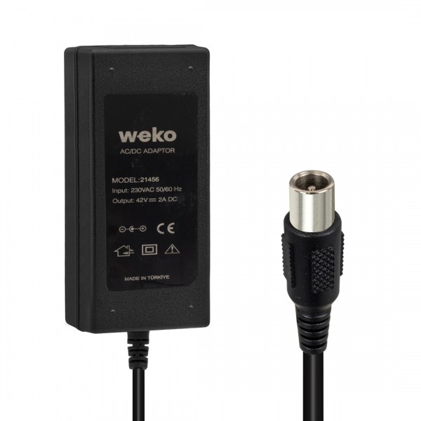 WEKO WK-21456 XIAOMI M365 42 VOLT - 2 AMPER ELEKTRİKLİ SCOOTER ŞARJ CİHAZI ADAPTÖRÜ WEKO WK-21456 XIAOMI M365 42 VOLT - 2 AMPER ELEKTRİKLİ SCOOTER ŞARJ CİHAZI ADAPTÖRÜ