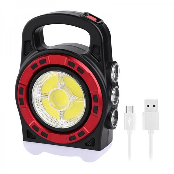 POWERMASTER HB-6678C COB LEDLİ 20 WATT 3 KADEMELİ ŞARJ EDİLEBİLİR USB ÇIKIŞLI SOLAR LAMBA POWERMASTER HB-6678C COB LEDLİ 20 WATT 3 KADEMELİ ŞARJ EDİLEBİLİR USB ÇIKIŞLI SOLAR LAMBA