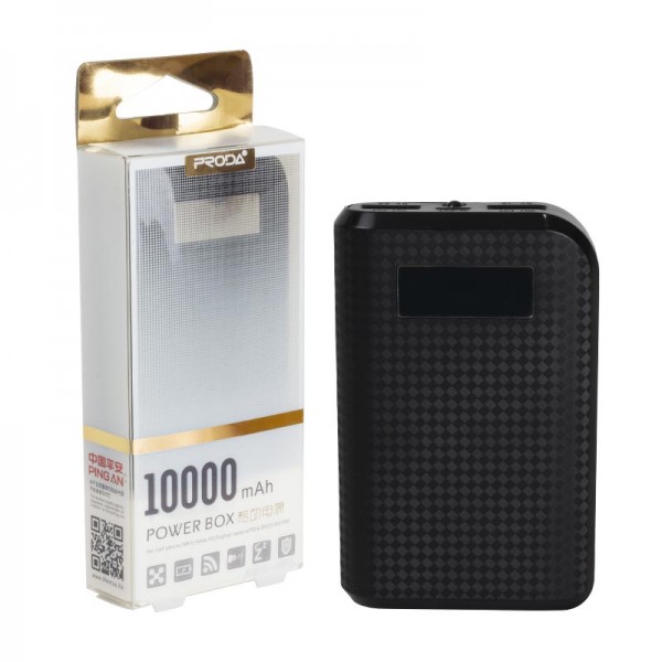 PRODA PRD 10000 MAH 2.1A ÇIKIŞ HIZLI ŞARJ SİYAH POWERBANK PRODA PRD 10000 MAH 2.1A ÇIKIŞ HIZLI ŞARJ SİYAH POWERBANK