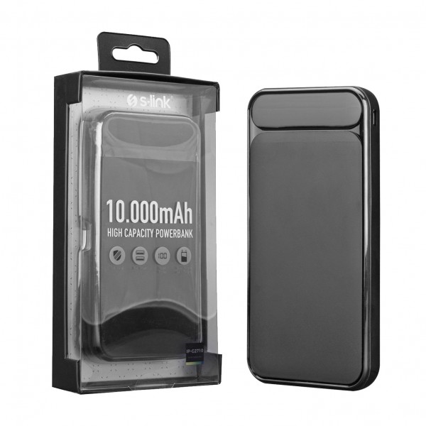 S-LINK IP-G2710 10000 MAH POWERBANK 2 USB PORT SİYAH LCD GÖSTERGELİ POWERBANK S-LINK IP-G2710 10000 MAH POWERBANK 2 USB PORT SİYAH LCD GÖSTERGELİ POWERBANK