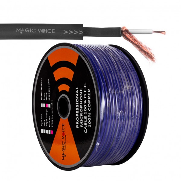 MAGICVOICE MİKROFON KABLOSU MONO 1.KALİTE 100 METRE MOR MAGICVOICE MİKROFON KABLOSU MONO 1.KALİTE 100 METRE MOR