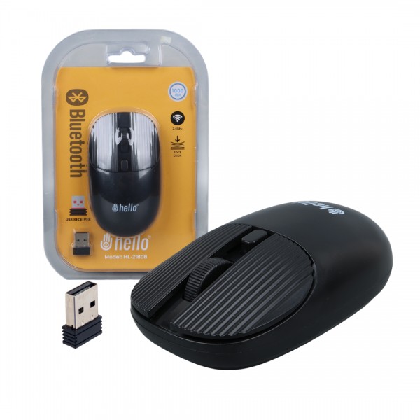HELLO HL-21808 1000 DPI KABLOSUZ BLUETOOTH MOUSE HELLO HL-21808 1000 DPI KABLOSUZ BLUETOOTH MOUSE
