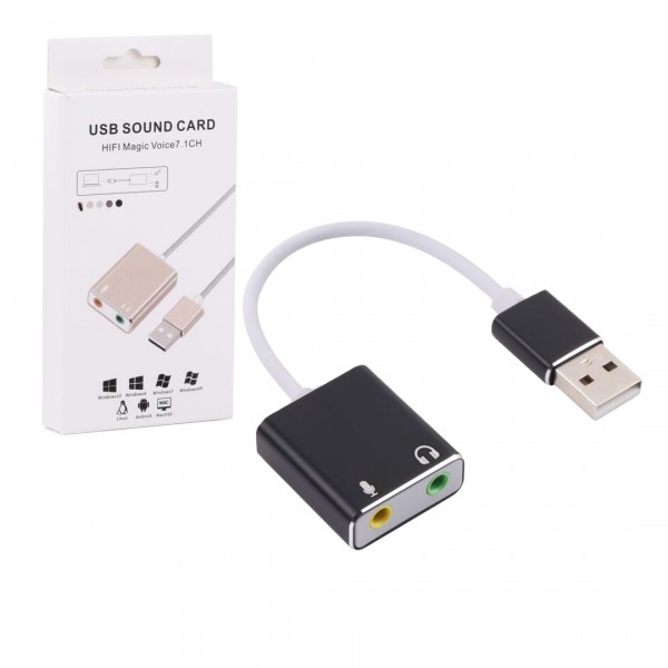POWERMASTER PM-21814 USB 7.1 SES KARTI POWERMASTER PM-21814 USB 7.1 SES KARTI
