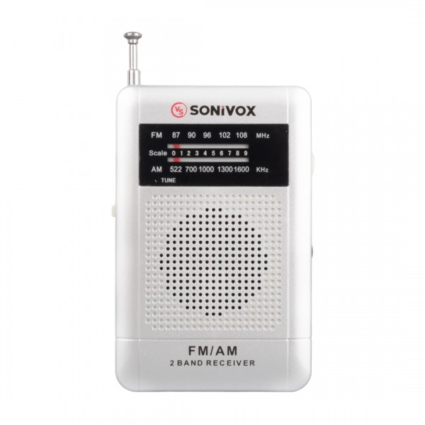 SONIVOX VS-R115 GÜMÜŞ RENK CEP TİPİ ANALOG FM RADYO SONIVOX VS-R115 GÜMÜŞ RENK CEP TİPİ ANALOG FM RADYO