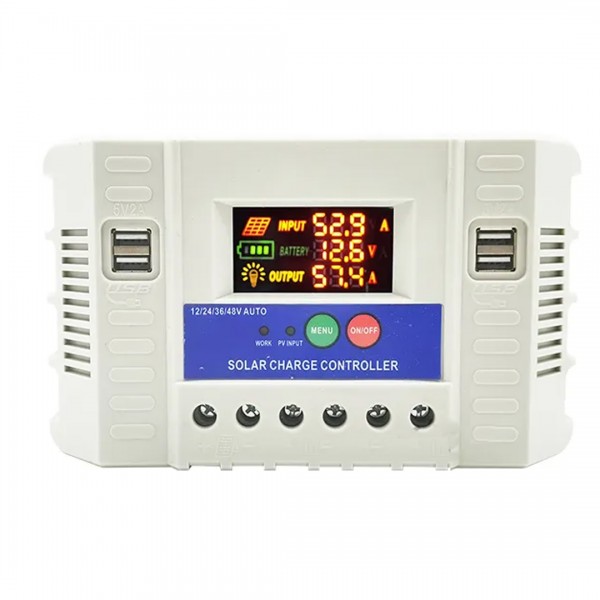 POWERMASTER PM-50A 12V-24V-36V-48V 50 AMPER 4 USBLİ DİJİTAL OTOMATİK SOLAR ŞARJ REGÜLATÖRÜ POWERMASTER PM-50A 12V-24V-36V-48V 50 AMPER 4 USBLİ DİJİTAL OTOMATİK SOLAR ŞARJ REGÜLATÖRÜ