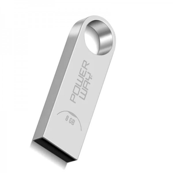 POWERWAY 8 GB METAL USB 2.0 FLASH BELLEK POWERWAY 8 GB METAL USB 2.0 FLASH BELLEK