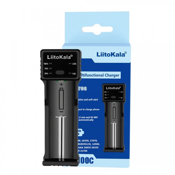 LIITOKALA LII-100C PİL ŞARJ CİHAZI LIITOKALA LII-100C PİL ŞARJ CİHAZI