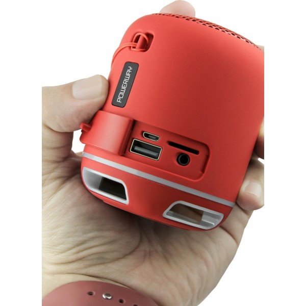 POWERWAY C4 TAŞINABİLİR SESE DUYARLI LED IŞIKLI BLUETOOTH HOPARLÖR SES BOMBASI POWERWAY C4 TAŞINABİLİR SESE DUYARLI LED IŞIKLI BLUETOOTH HOPARLÖR SES BOMBASI