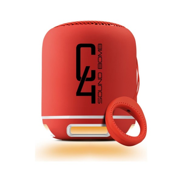 POWERWAY C4 TAŞINABİLİR SESE DUYARLI LED IŞIKLI BLUETOOTH HOPARLÖR SES BOMBASI POWERWAY C4 TAŞINABİLİR SESE DUYARLI LED IŞIKLI BLUETOOTH HOPARLÖR SES BOMBASI
