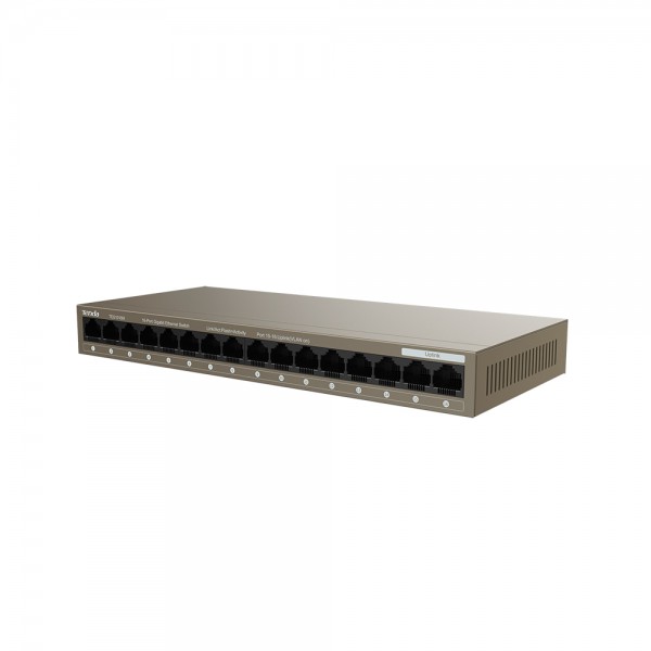 TENDA TEG1016M 16 PORT 10/100/1000 MBPS GIGABIT SWITCH TENDA TEG1016M 16 PORT 10/100/1000 MBPS GIGABIT SWITCH