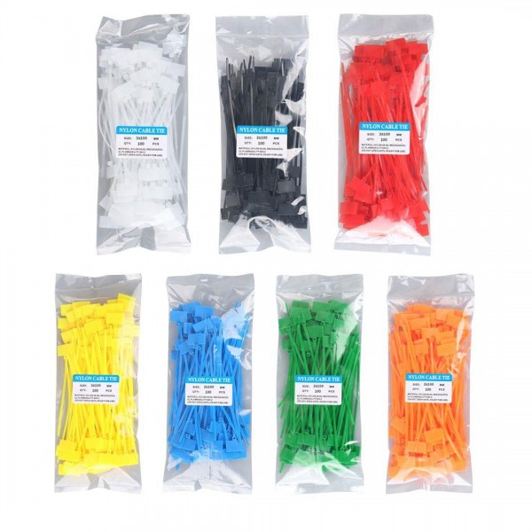 SUNUP RENKLİ HAT KABLO BAĞI 700 ADET (7 RENK X100) SUNUP RENKLİ HAT KABLO BAĞI 700 ADET (7 RENK X100)