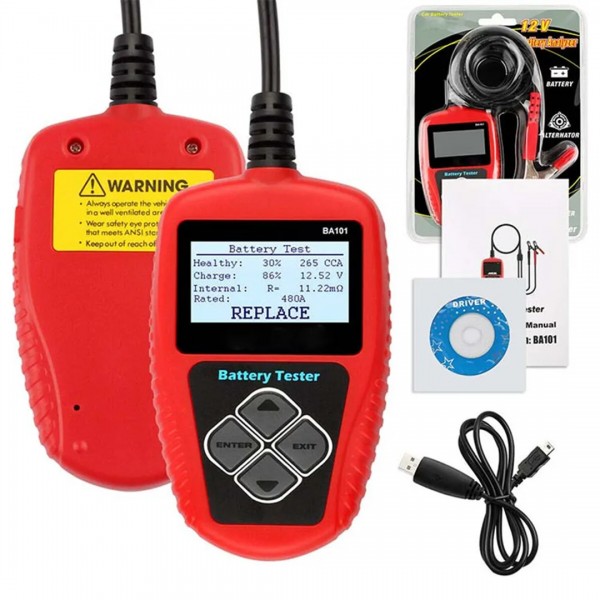 POWERMASTER BA101 12V 30-220AH AKÜ TEST CİHAZI POWERMASTER BA101 12V 30-220AH AKÜ TEST CİHAZI