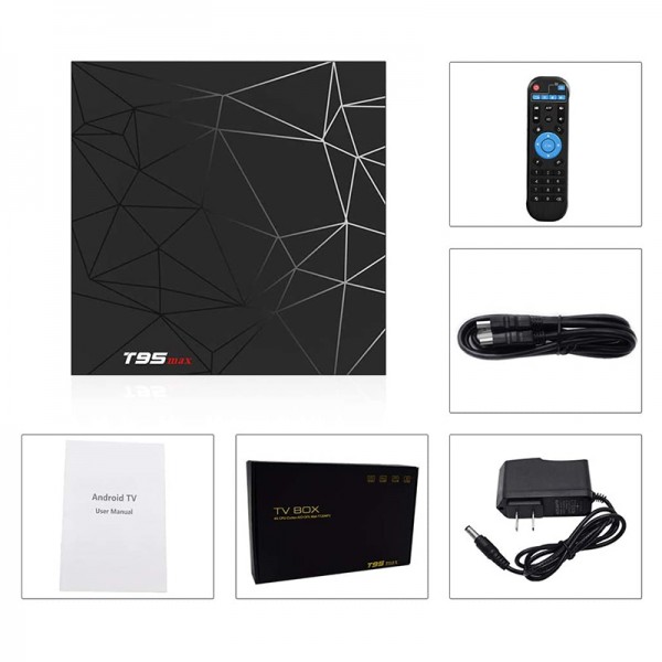 MAGBOX T95 MAX 4 GB DDR3 RAM 32 GB HAFIZA DAHİLİ WİFİ NETFLIX 6K ANDROID TV BOX