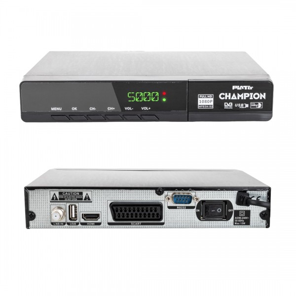 PLATO CHAMPION KASALI FULL HD UYDU ALICISI (SCART+HD)(HDMI KABLO DAHİL) PLATO CHAMPION KASALI FULL HD UYDU ALICISI (SCART+HD)(HDMI KABLO DAHİL)