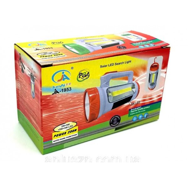 POWERMASTER JA-1953 5W SOLARLI+ŞARJLI EL FENERLİ IŞILDAK (OM-27) POWERMASTER JA-1953 5W SOLARLI+ŞARJLI EL FENERLİ IŞILDAK (OM-27)