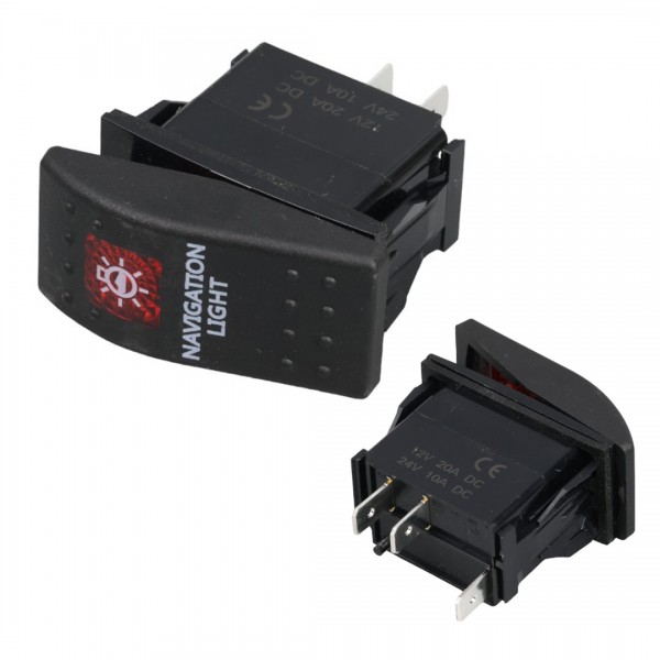 NAVİGASYON LAMBASI IŞIKLI 3P ON-OFF 12-24V MARIN SWITCH (IC-134M-S1) NAVİGASYON LAMBASI IŞIKLI 3P ON-OFF 12-24V MARIN SWITCH (IC-134M-S1)