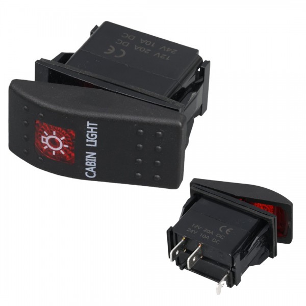 KABİN LAMBASI IŞIKLI 3P ON-OFF 12-24V MARIN SWITCH (IC-134M-S3) KABİN LAMBASI IŞIKLI 3P ON-OFF 12-24V MARIN SWITCH (IC-134M-S3)