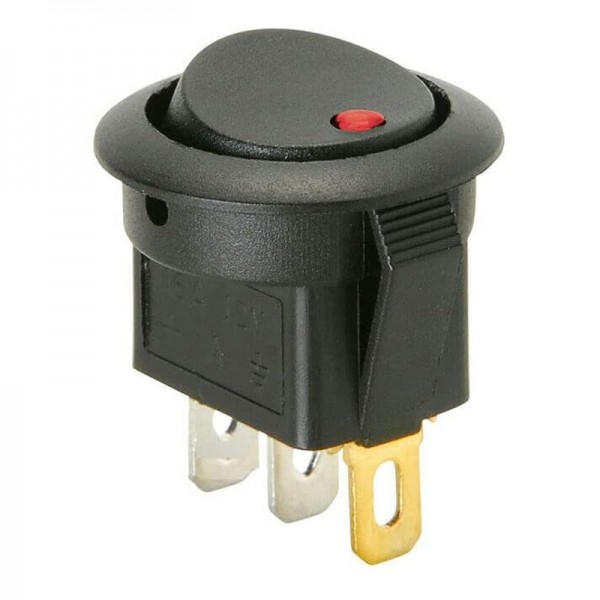 PANO TİP YUVARLAK IŞIKLI ANAHTAR ON-OFF 12VOLT KIRMIZI (IC-132E) PANO TİP YUVARLAK IŞIKLI ANAHTAR ON-OFF 12VOLT KIRMIZI (IC-132E)
