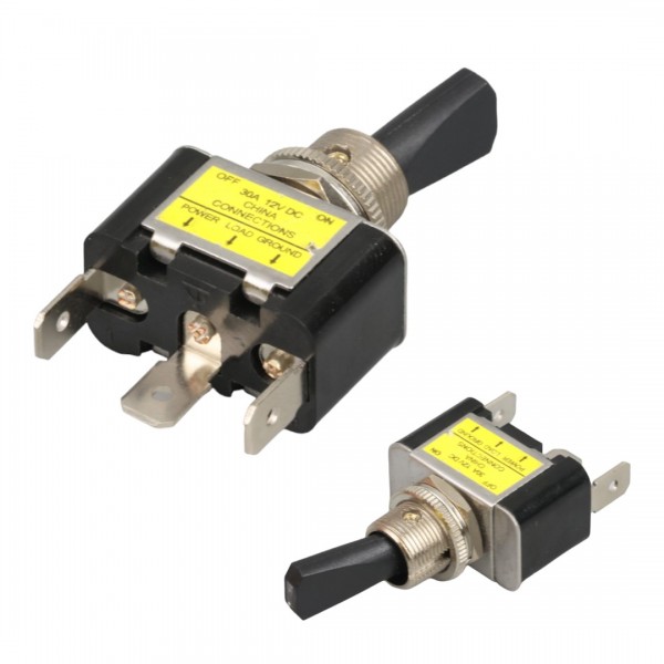 12 VOLT DC 30 AMPER TOGGLE SWİTCH ON-OFF IŞIKLI (IC-151B)