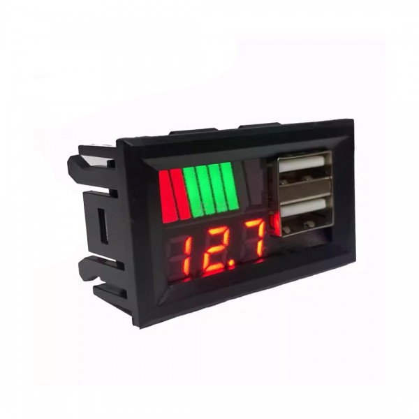 DİJİTAL VOLTMETRE USB ÇIKIŞLI AKÜ GÖSTERGELİ DC 12V (IC278C) DİJİTAL VOLTMETRE USB ÇIKIŞLI AKÜ GÖSTERGELİ DC 12V (IC278C)