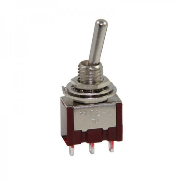 IC-139A 3 PİN Ø6MM ON-OFF TOGGLE SWİTCH MTS-102 IC-139A 3 PİN Ø6MM ON-OFF TOGGLE SWİTCH MTS-102