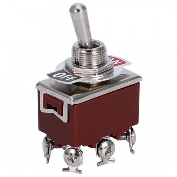 POWERMASTER IC-157 VİDA BACAK 6 PİN ON/OFF TOGGLE SWİTCH Ø12MM POWERMASTER IC-157 VİDA BACAK 6 PİN ON/OFF TOGGLE SWİTCH Ø12MM