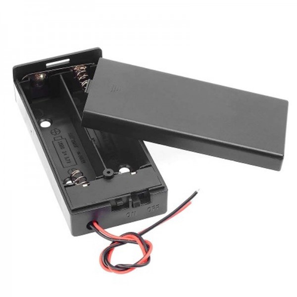 PİL YUVASI 2 Lİ KAPAKLI SWİTCHLİ (AA) (IC-233C) PİL YUVASI 2 Lİ KAPAKLI SWİTCHLİ (AA) (IC-233C)