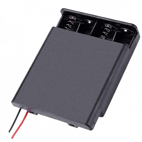 PİL YUVASI 4LÜ KAPAKLI SWİTCHLİ AA (IC-233F) PİL YUVASI 4LÜ KAPAKLI SWİTCHLİ AA (IC-233F)