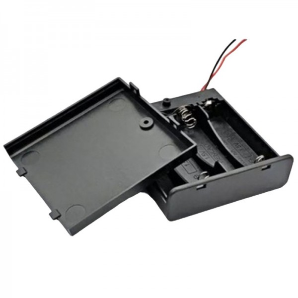 PİL YUVASI 4LÜ KAPAKLI SWİTCHLİ AA (IC-233F) PİL YUVASI 4LÜ KAPAKLI SWİTCHLİ AA (IC-233F)