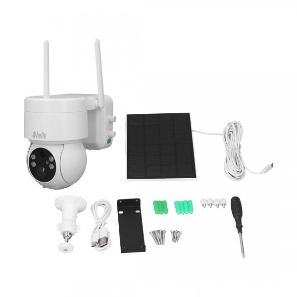 HELLO WS-Q704X 4MP ICSEE DESTEKLİ SOLAR WIFI KAMERA HELLO WS-Q704X 4MP ICSEE DESTEKLİ SOLAR WIFI KAMERA