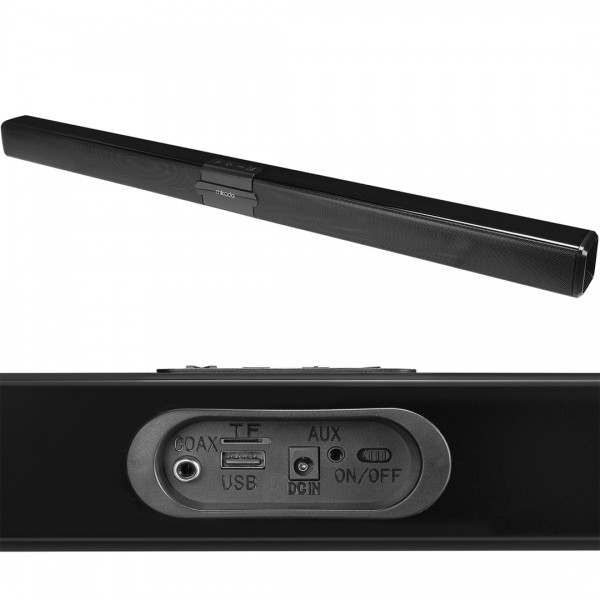 MIKADO MD-SB101 SİYAH 10WX2 12V/1.5A BT USB AUX TF KARTLI EV SİNEMA SOUNDBAR HOPARLÖR MIKADO MD-SB101 SİYAH 10WX2 12V/1.5A BT USB AUX TF KARTLI EV SİNEMA SOUNDBAR HOPARLÖR