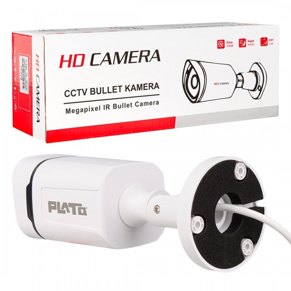 PLATO PL-23840 2MP 4 WARM LEDLİ 3.6 MM GECE RENKLİ GÖRÜŞ PLASTİK KASA AHD BULLET KAMERA PLATO PL-23840 2MP 4 WARM LEDLİ 3.6 MM GECE RENKLİ GÖRÜŞ PLASTİK KASA AHD BULLET KAMERA