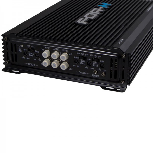 FOR-X XAE-604 4 KANAL MAX 2500 WATT BASS KONTROLLÜ OTO AMFİ( 280X200X58MM) FOR-X XAE-604 4 KANAL MAX 2500 WATT BASS KONTROLLÜ OTO AMFİ( 280X200X58MM)