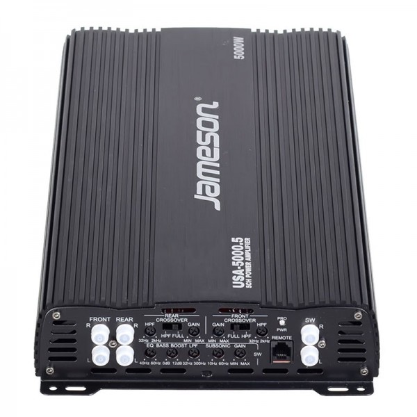 JAMESON USA-5000.5 5 KANAL 5000W OTO AMFİ (370X200X54MM) JAMESON USA-5000.5 5 KANAL 5000W OTO AMFİ (370X200X54MM)
