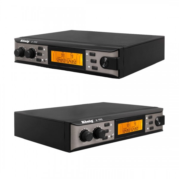 KÖNİG K-990 UHF 2X100 KANAL 2 EL MİKROFONLU KABLOSUZ TELSİZ MİKROFON KÖNİG K-990 UHF 2X100 KANAL 2 EL MİKROFONLU KABLOSUZ TELSİZ MİKROFON