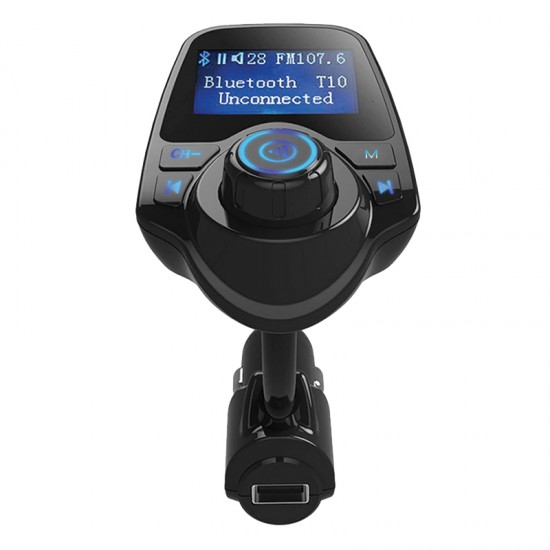 HELLO T10 LED EKRANLI USB/AUX/SD/BLUETOOTH DESTEKLİ 2.1 AMPER FM TRANSMITTER