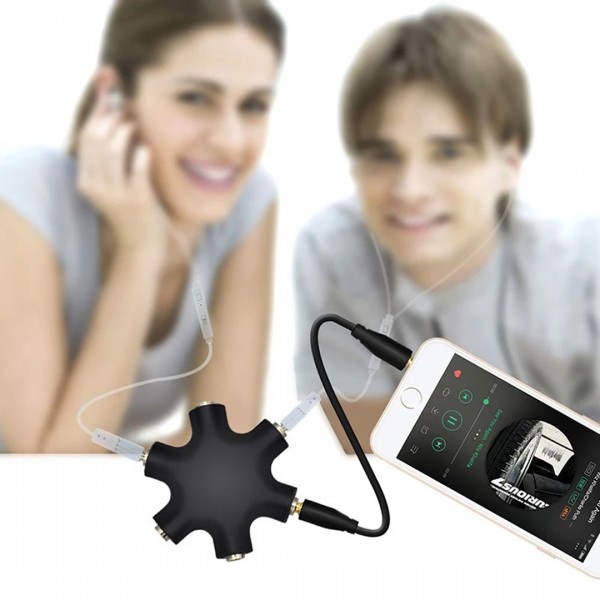 POWERMASTER PM-24172 6LI 3.5MM STEREO AUX ÇOKLAYICI POWERMASTER PM-24172 6LI 3.5MM STEREO AUX ÇOKLAYICI