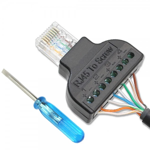 POWERMASTER PM-24267 RJ45 TO 8 PİN SCREW TERMİNAL ÇEVİRİCİ POWERMASTER PM-24267 RJ45 TO 8 PİN SCREW TERMİNAL ÇEVİRİCİ