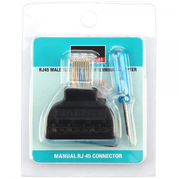 POWERMASTER PM-24267 RJ45 TO 8 PİN SCREW TERMİNAL ÇEVİRİCİ POWERMASTER PM-24267 RJ45 TO 8 PİN SCREW TERMİNAL ÇEVİRİCİ