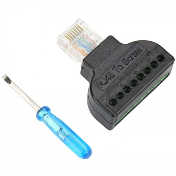 POWERMASTER PM-24267 RJ45 TO 8 PİN SCREW TERMİNAL ÇEVİRİCİ POWERMASTER PM-24267 RJ45 TO 8 PİN SCREW TERMİNAL ÇEVİRİCİ