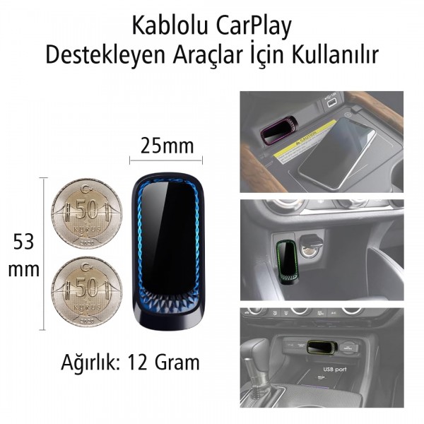 POWERMASTER PM-24508 WİRELESS KABLOSUZ APPLE İPHONE CARPLAY EKRAN YANSITMA (VERSİYON 4.0) POWERMASTER PM-24508 WİRELESS KABLOSUZ APPLE İPHONE CARPLAY EKRAN YANSITMA (VERSİYON 4.0)