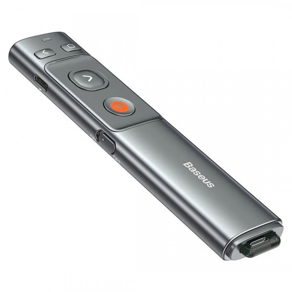 BASEUS ORANGE GRI DOT LAZERLI KABLOSUZ SUNUM KUMANDASI ACFYB-0G BASEUS ORANGE GRI DOT LAZERLI KABLOSUZ SUNUM KUMANDASI ACFYB-0G