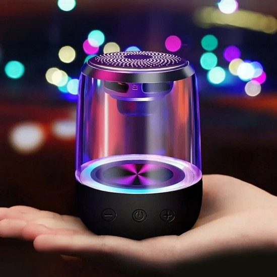 MAGICVOICE MV-24695 600 MAH TAŞINABİLİR RGB MİKROFONLU AUX/TF/BLUETOOTH 3 WATT HOPARLÖR SPEAKER